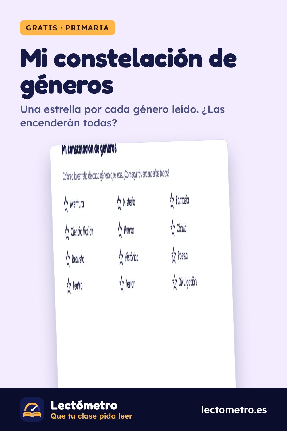 Imagen para Pinterest: constelacion generos